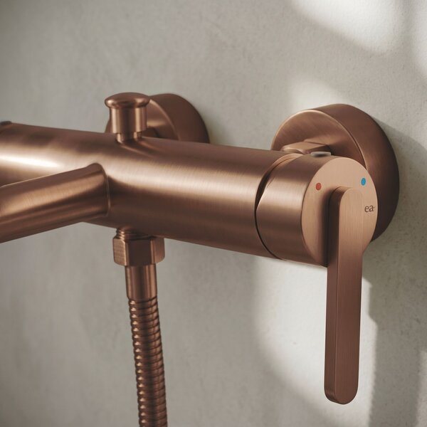 Bath faucet REA Ontario Side Brush Copper