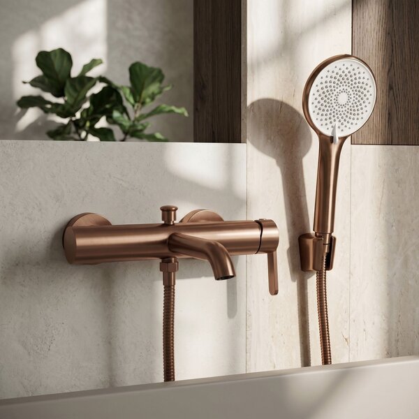 Bath faucet REA Ontario Side Brush Copper