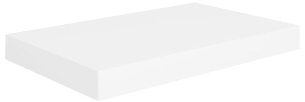 Floating Wall Shelf White 40x23x3.8 cm MDF