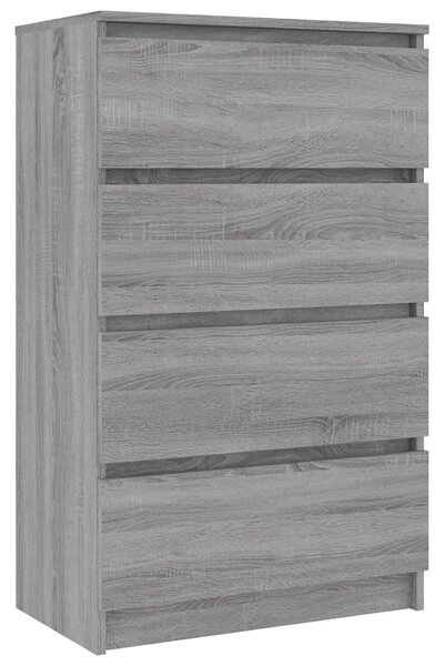 Sideboard Grey Sonoma 60x35x98.5 cm Engineered Wood