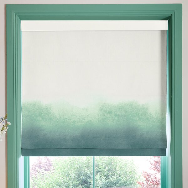 Bluebellgray Ombre Made To Measure Roman Blind Teal