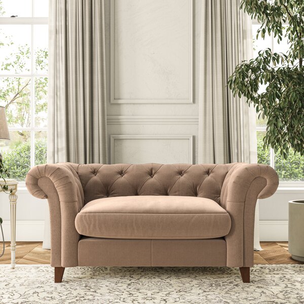 Pimlico Snuggle Chair House Velvet Taupe