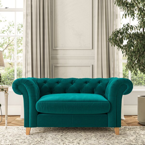 Pimlico Snuggle Chair House Velvet Peacock