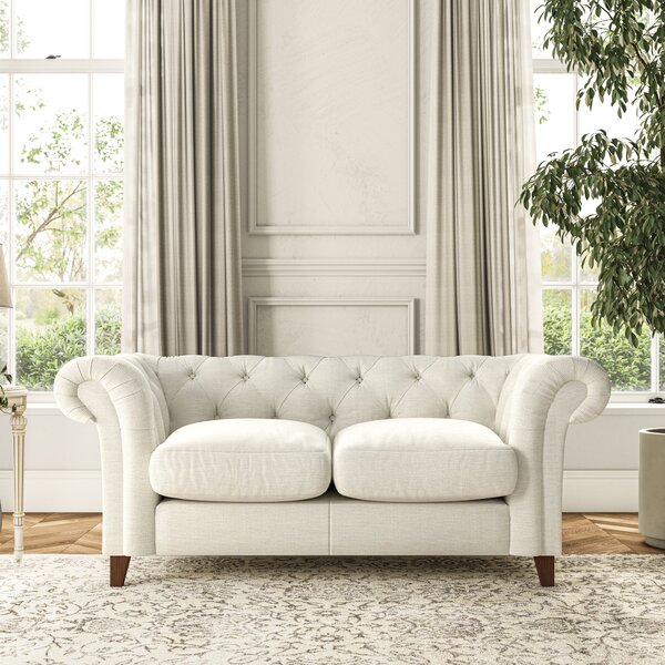 Pimlico Large 2 Seater Sofa Chunky Tonal Weave Ivory