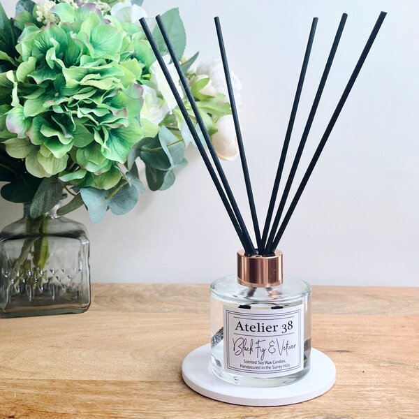 Atelier 38 Black Fig & Vetiver Diffuser Clear