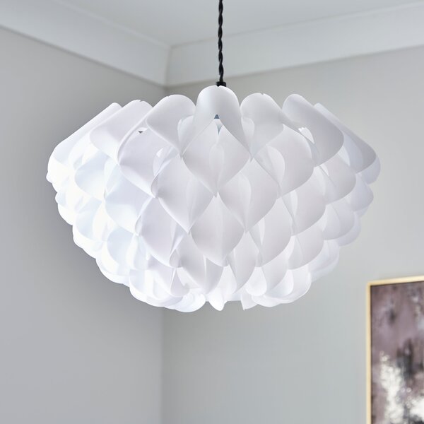 Sochi Honeycombe Easy Fit Pendant Shade White