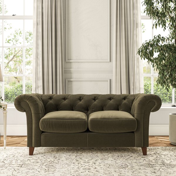 Pimlico Large 2 Seater Sofa House Velvet Olive