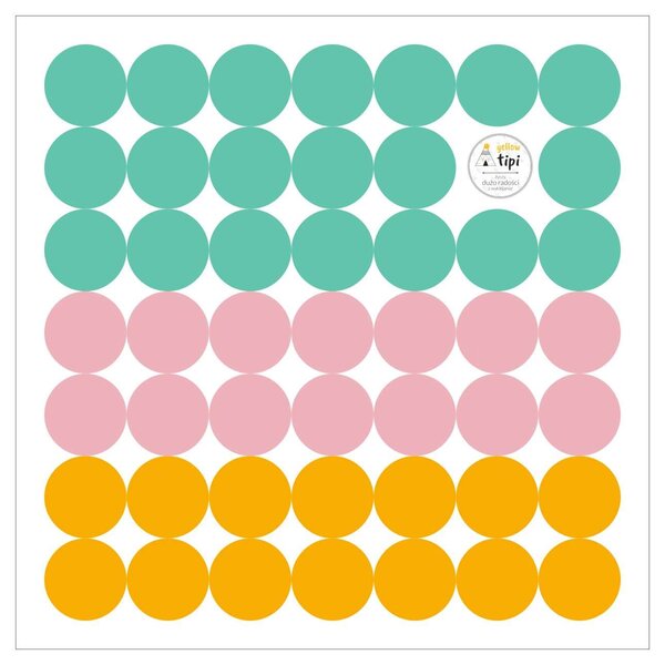 Mini Dots happy tone sticker set