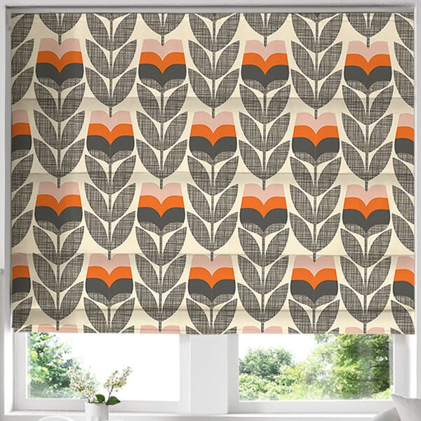 Orla Kiely - Rose Bud Roman Blind Orange