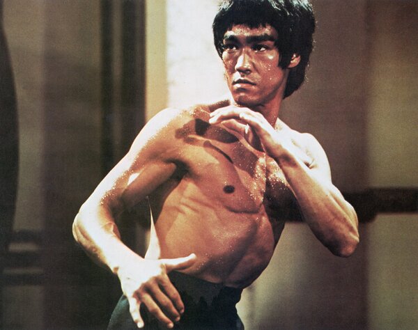 Photography Bruce Lee Karate Stance, Archive Photos