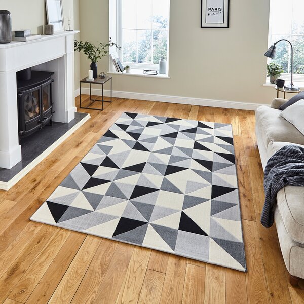 Vancouver 18214 Rug Grey Black