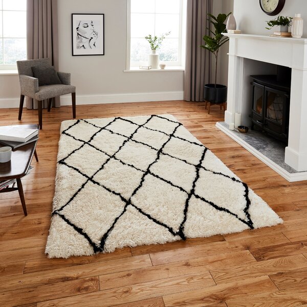 Morocco 2491 Rug Ivory Black