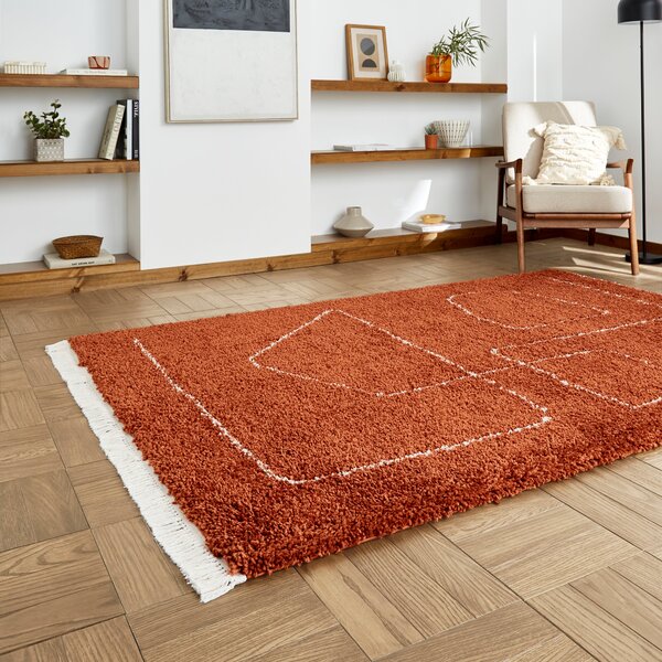 Boho A474 Rug Rust