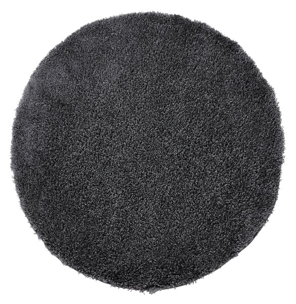 Vista 2236 133cm x 133cm Circle Rug Dark Grey