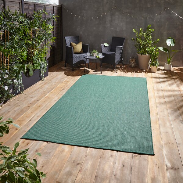 POP Outdoors Rug Dark Green