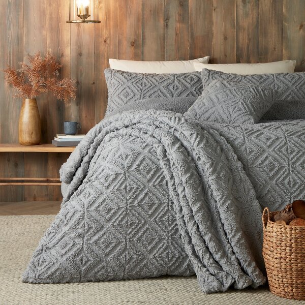 Fusion Romo Fleece Throw 130cm x 180cm Grey