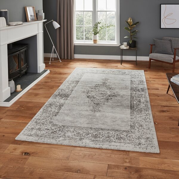 Milano N9695 23352 120cm x 170cm Rug Grey