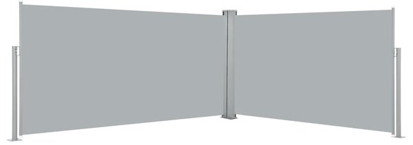 Retractable Side Awning 160x600 cm Grey