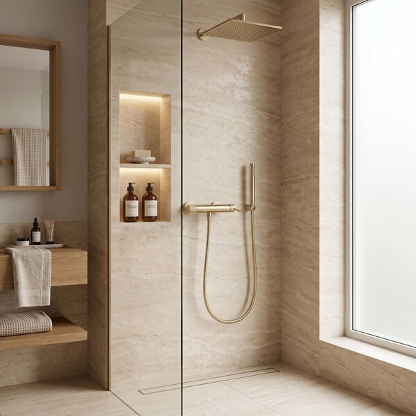Bathtub faucet REA Venti Brush Gold