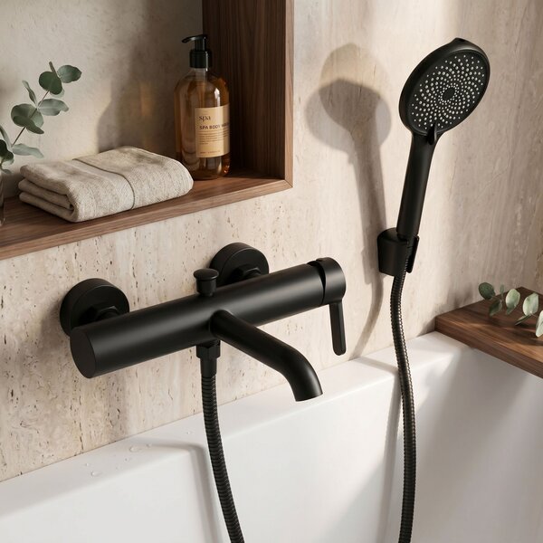Bath faucet REA Ontario Side Black