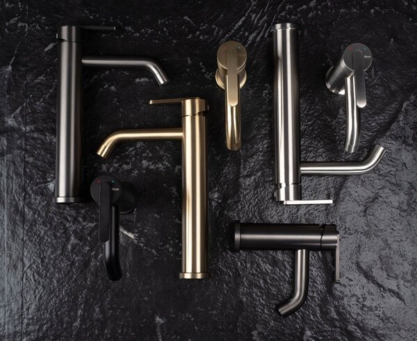 Bathroom faucet Rea Ontario Brush Gold