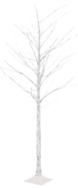 LED White Birch Tree Warm White 128 LEDs 220 cm