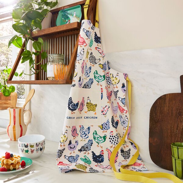 Ulster Weavers Chick Chicken Woven Cotton Apron Yellow