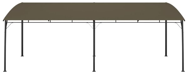 Garden Sunshade Awning 6x3x2.55 m Taupe