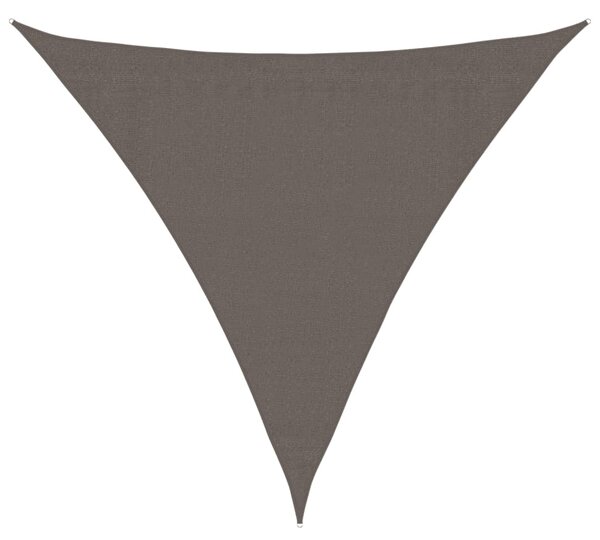 Sunshade Sail HDPE Triangular 3.6x3.6x3.6 m Anthracite