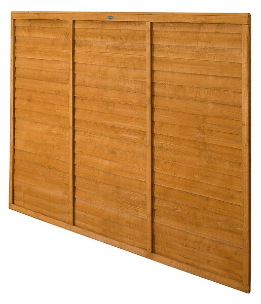 Forest Larchlap Fence Panel - 5ft x 6ft - Pack of 5