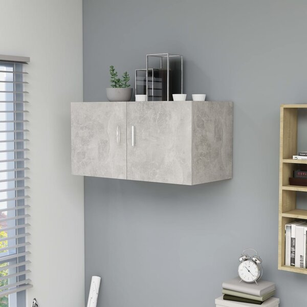 Wall Mounted Cabinet Concrete Grey 80x39x40 cm Engineered Wood