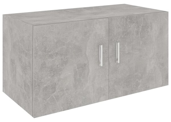 Wall Mounted Cabinet Concrete Grey 80x39x40 cm Engineered Wood