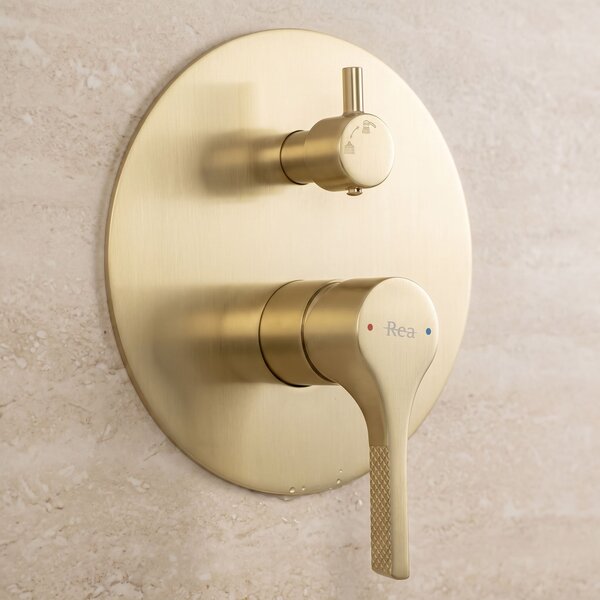 Shower system Rea Maxim Brush Gold + BOX