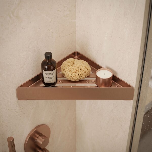 Bathroom shelf SF07 brush copper