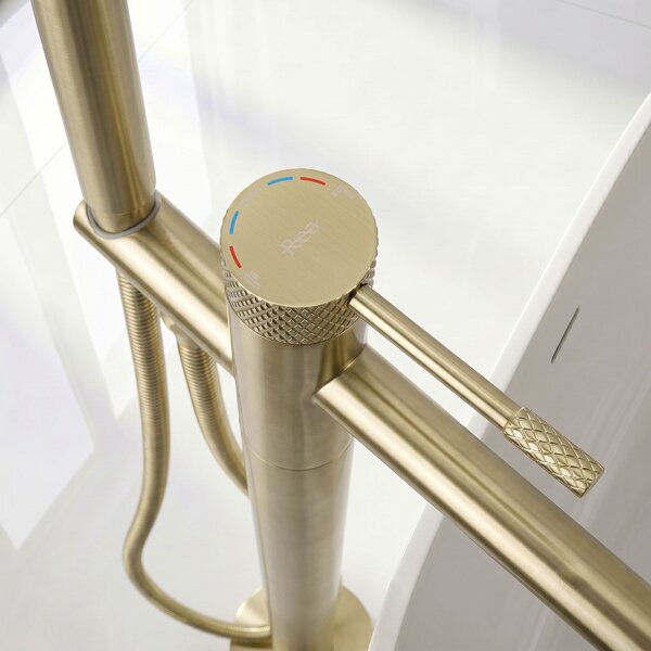Free-standing faucet Rea Venti Brush Gold