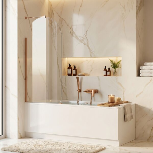 Bathtub screen Rea Travis Copper Brush 80