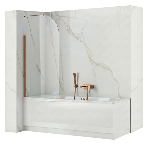Bathtub screen Rea Travis Copper Brush 80