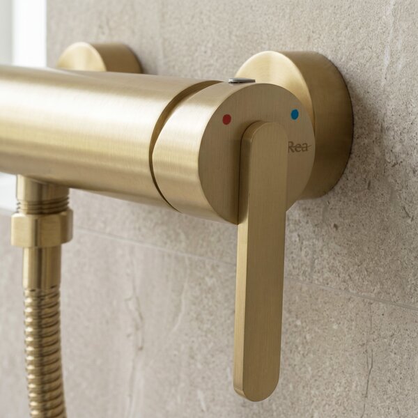 Bathtub faucet REA Ontario Side Brush Gold