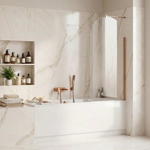 Bathtub screen Rea Travis Copper Brush 80