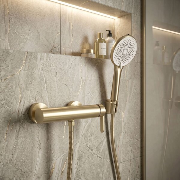 Bathtub faucet REA Ontario Side Brush Gold