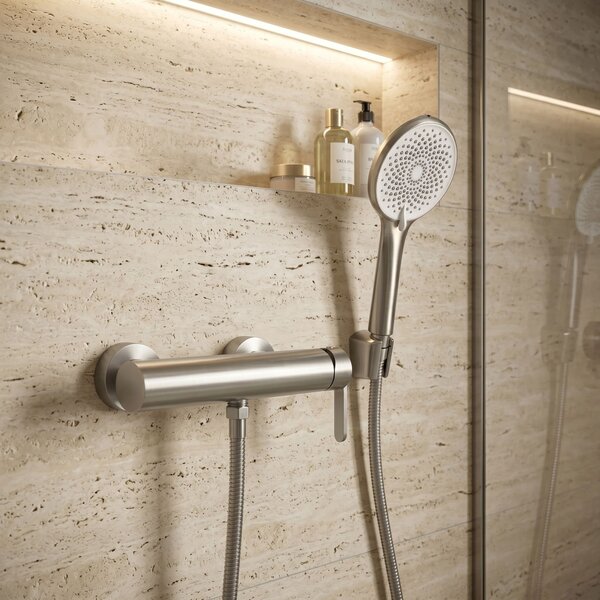 Bathtub faucet REA Ontario Side Brush Nickel