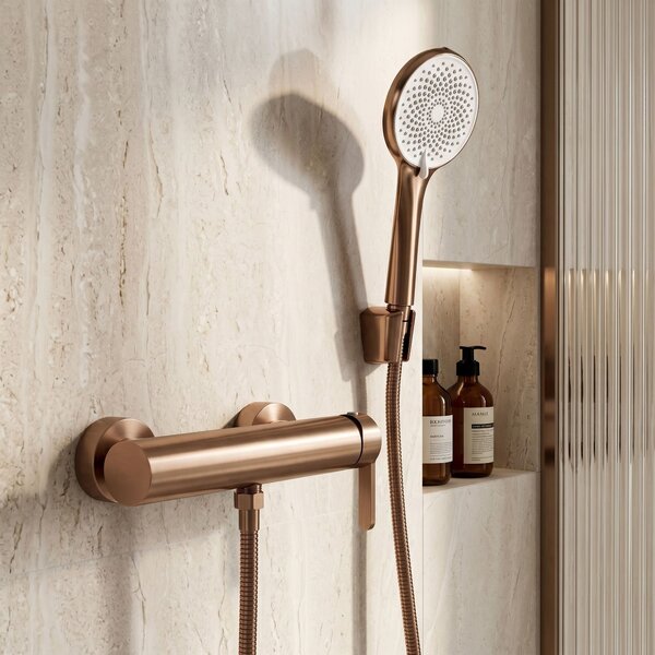 Bathtub faucet REA Ontario Side Brush Copper