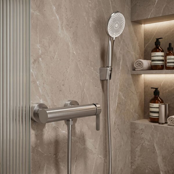 Bathtub faucet REA Ontario Side Brush Nickel