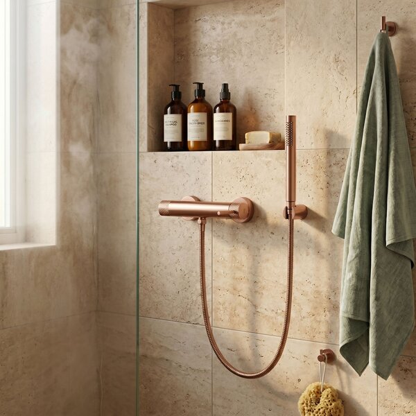 Bathtub faucet REA Venti Brush Copper