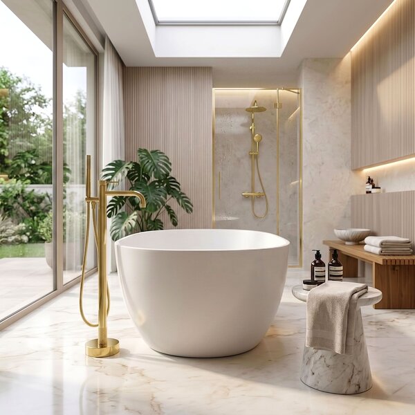 Free-standing faucet Rea Venti Gold