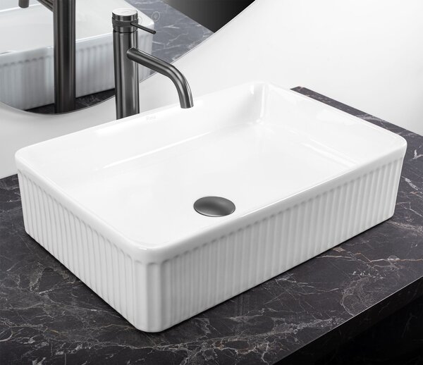 Countertop washbasin Rea Fiorella