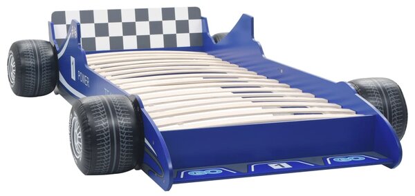 Children's Race Car Bed 90x200 cm Blue