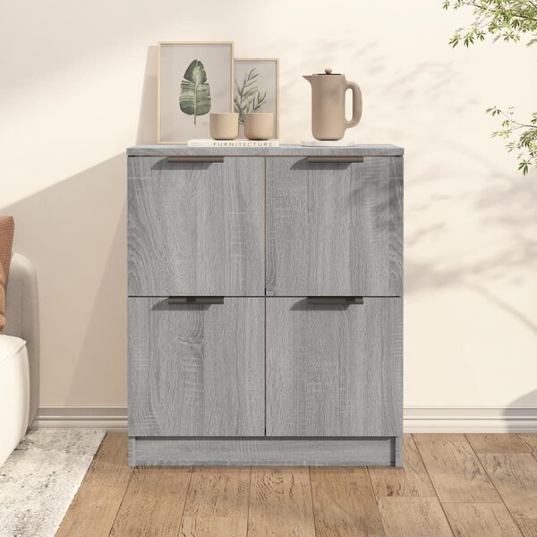 Sideboard Grey Sonoma 60x30x70 cm Engineered Wood