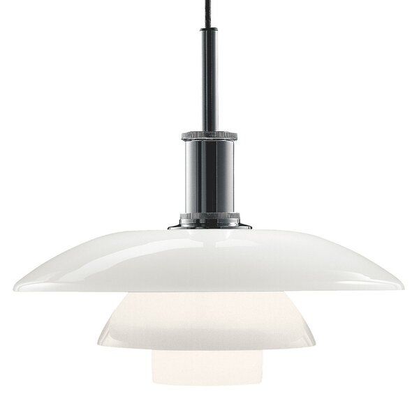 Louis Poulsen PH 4½-4 opalglass pendant lamp Chome