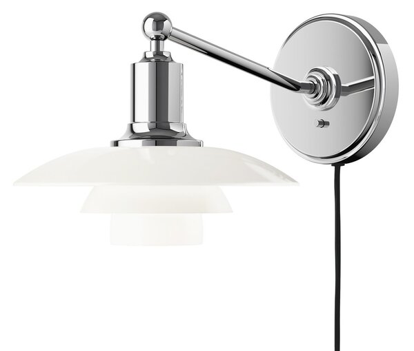 Louis Poulsen PH 2/1 wall lamp Chromed high gloss